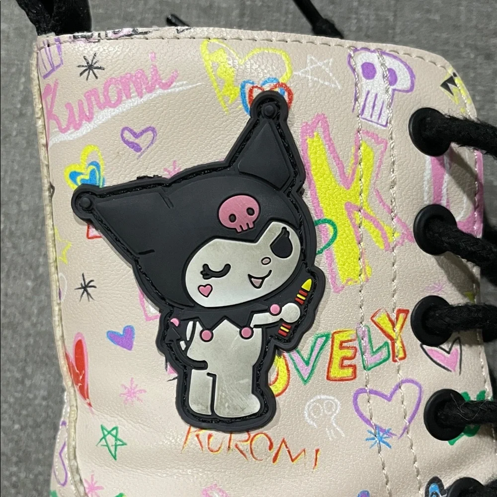 Sanrio Zara Black and Pink Character Boots kuromi